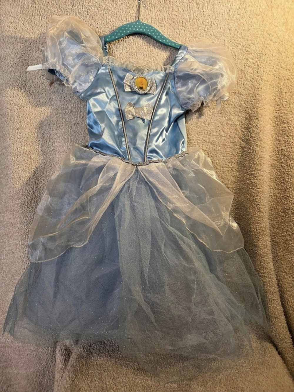 Disney Collection Disney Cinderella costume dress Blue & Silver Girls Size 2
